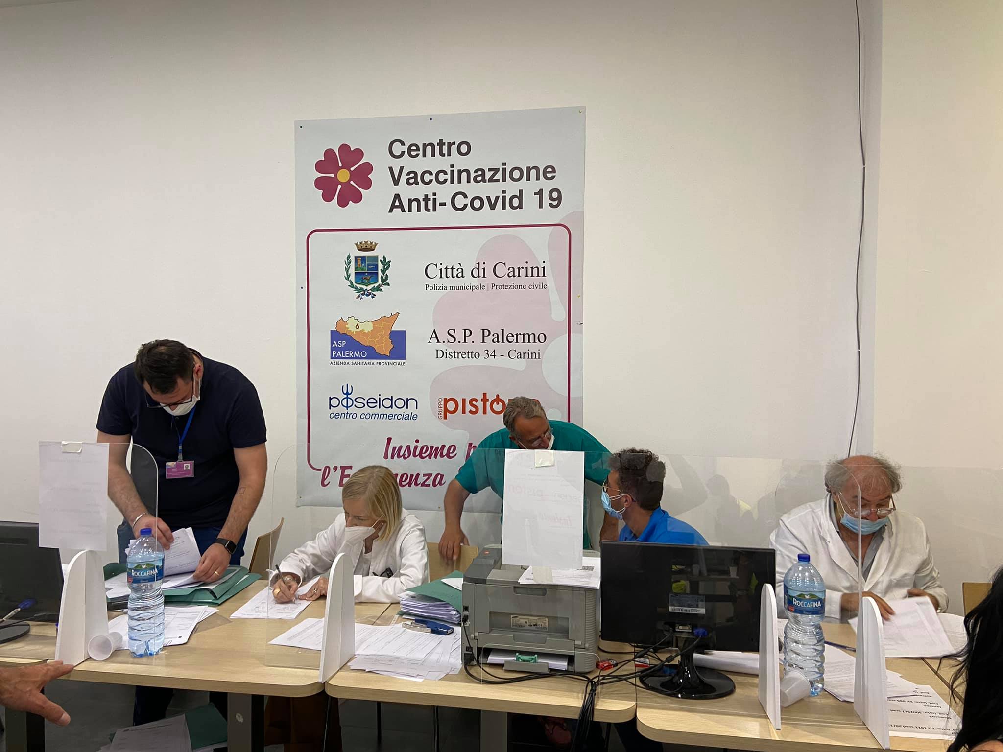 Centro vaccinale del Poseidon a Carini, grande&hellip;