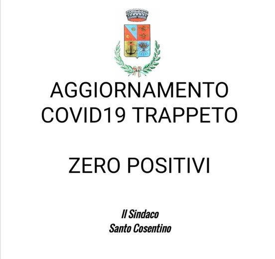 Trappeto: “COVID FREE”