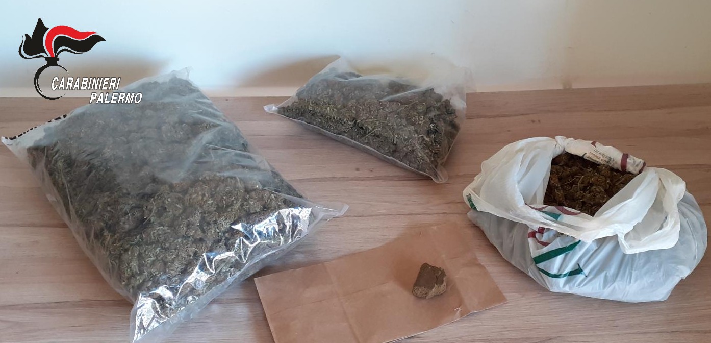 Zisa 3 chili di droga in casa&hellip;