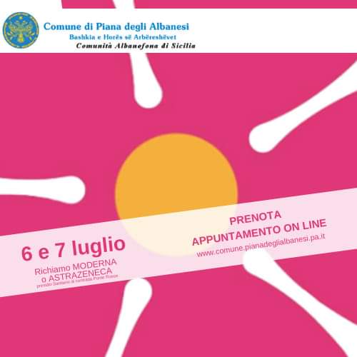 Piana degli Albanesi prenota il vaccino di&hellip;