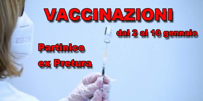 Partinico: vaccinazioni effettuate dal 2 al 10&hellip;