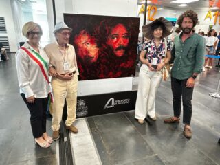 Aeroporto Falcone Borsellino, esposizione dell’opera del Maestro Edoardo Puglisi
