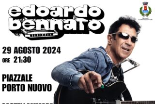 Castellammare del Golfo, il 29 Agosto Edoardo Bennato in concerto