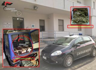 Mascali, sequestrati oltre 3 kg di marijuana e 3 piante di cannabis: arrestato 41enne