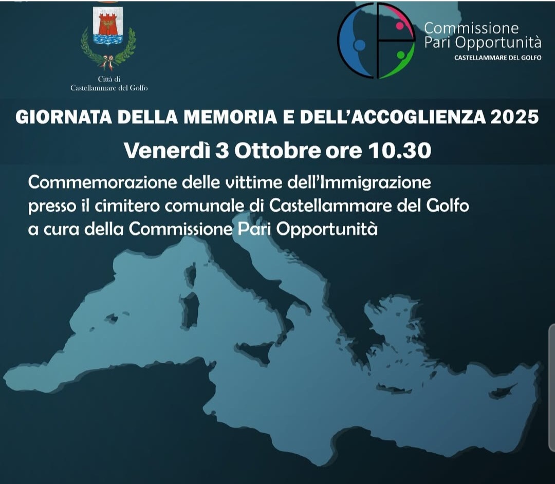 Castellammare del Golfo: giornata nazionale dell’accoglienza e della memoria delle vittime dell’immigrazione