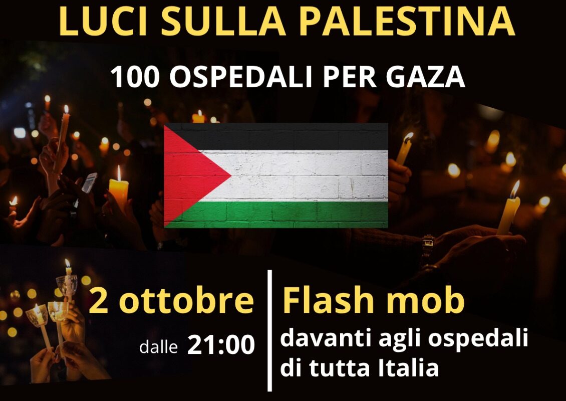 Partinico aderisce all’iniziativa “Luci sulla Palestina”: flash mob davanti agli ospedali per ricordare i sanitari&hellip;