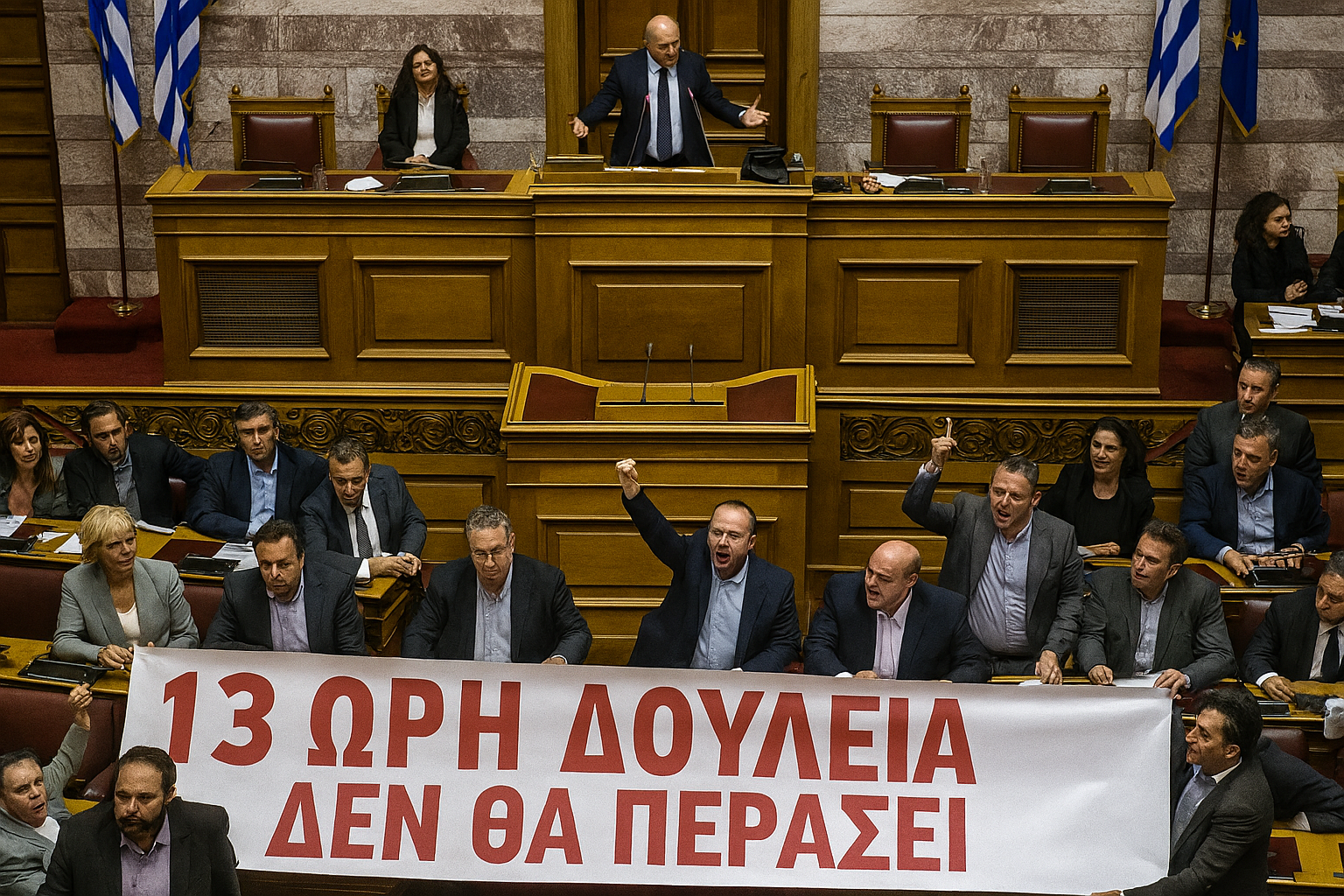 Grecia, il Parlamento approva la giornata lavorativa di 13 ore: scontro tra governo e opposizioni