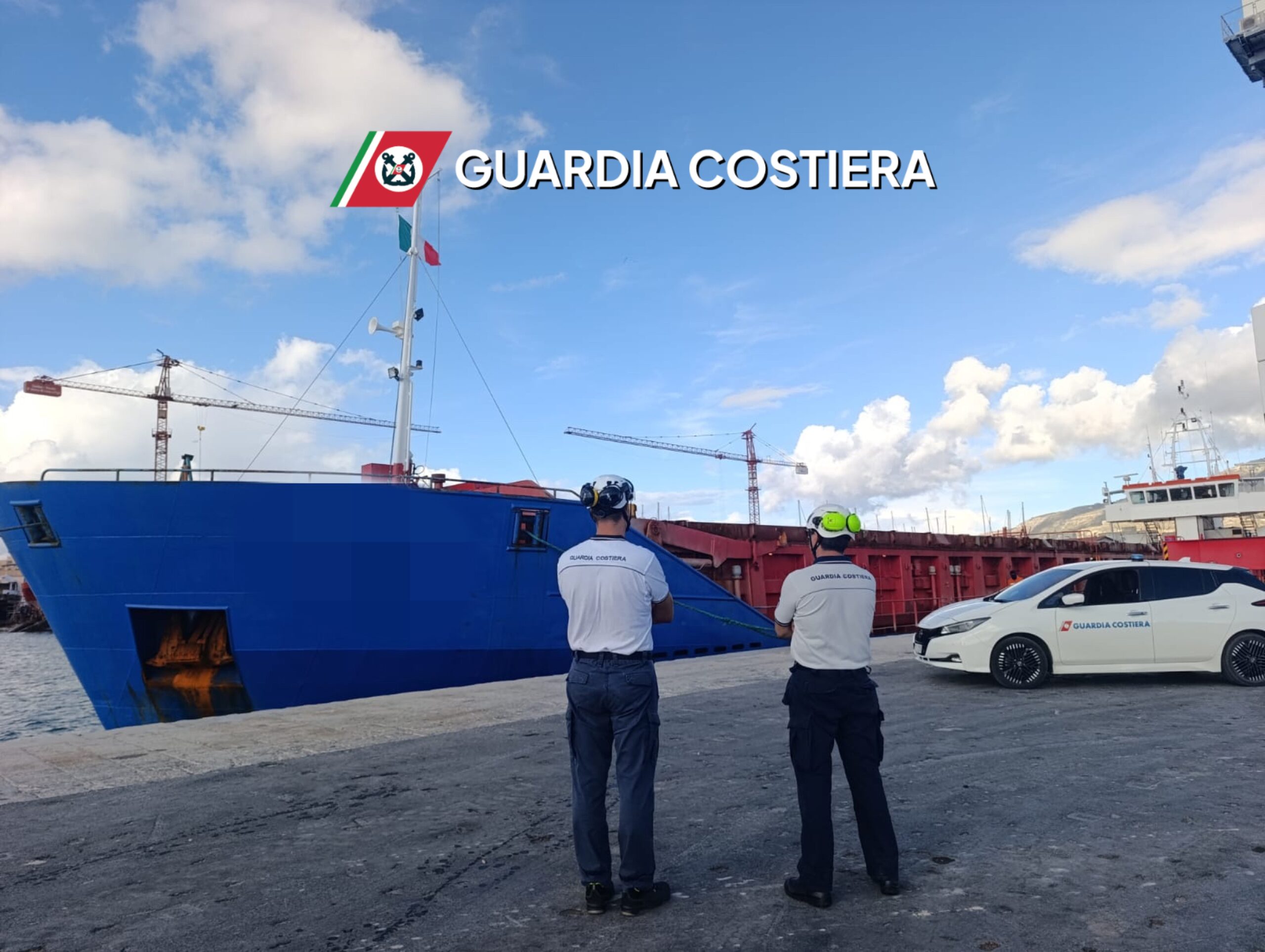 Trapani, fermo amministrativo di una nave mercantile battente bandiera di Antigua and Barbuda