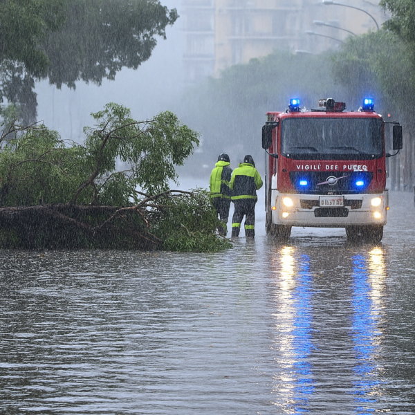 Maltempo a Palermo: strade allagate e alberi&hellip;