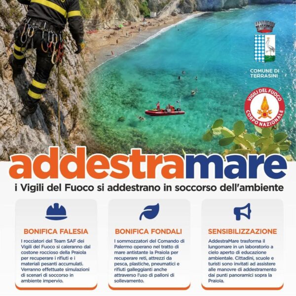 🌊🚒 “AddestraMare” arriva a Terrasini!