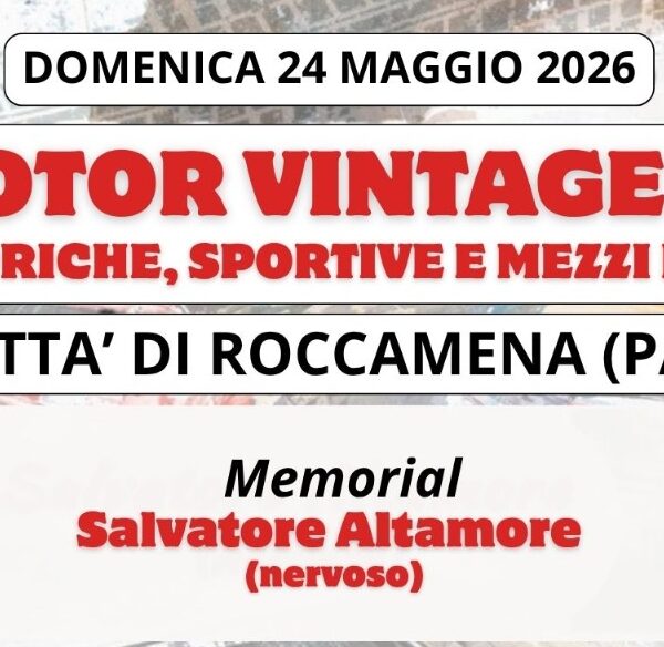 Roccamena, tutto pronto per il 3° Motor&hellip;