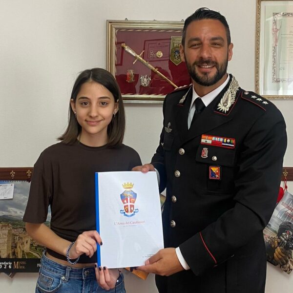 Misilmeri, tesina di terza media dedicata all’Arma:&hellip;