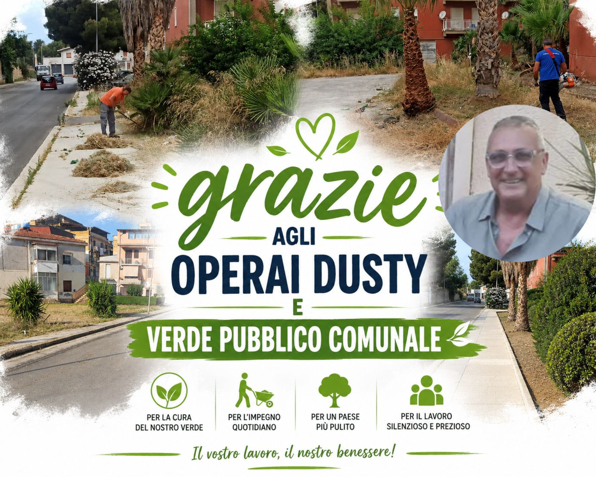 Partinico, cura del verde e decoro urbano