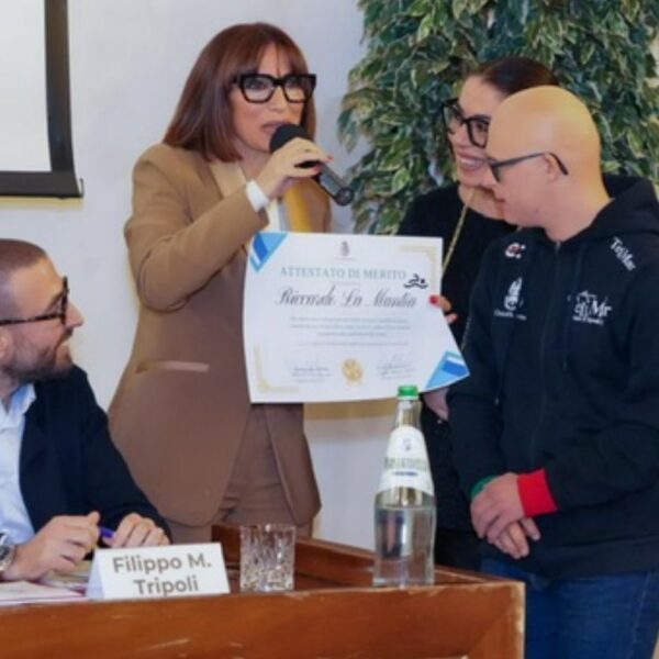 Bagheria, medaglia d’oro per Riccardo La Mantia:&hellip;
