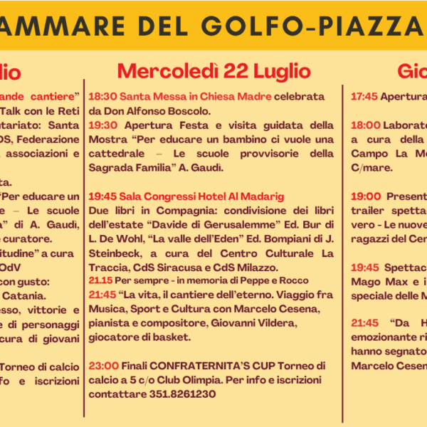 Castellammare del Golfo diventa capitale della gratitudine&hellip;