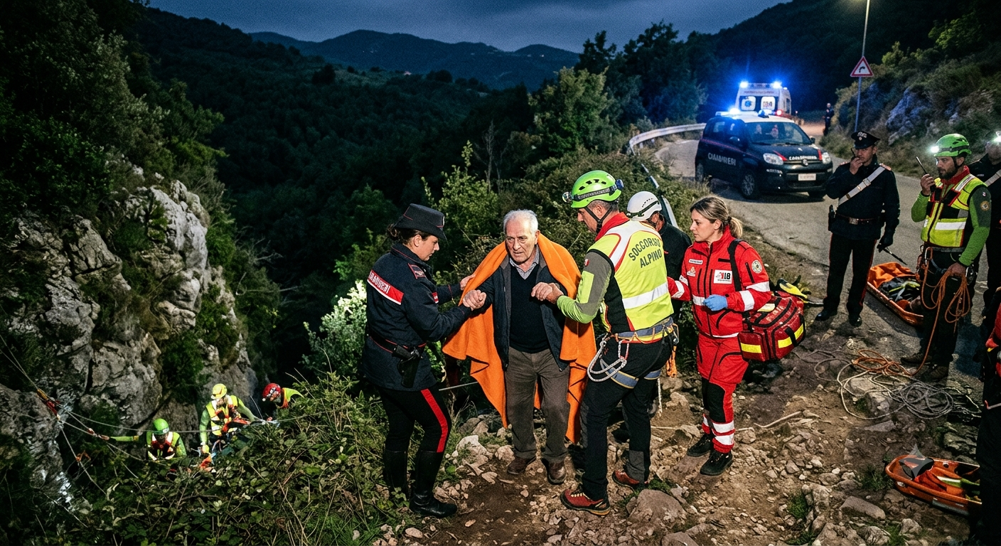 Castelbuono: anziano disperso salvato dai Carabinieri