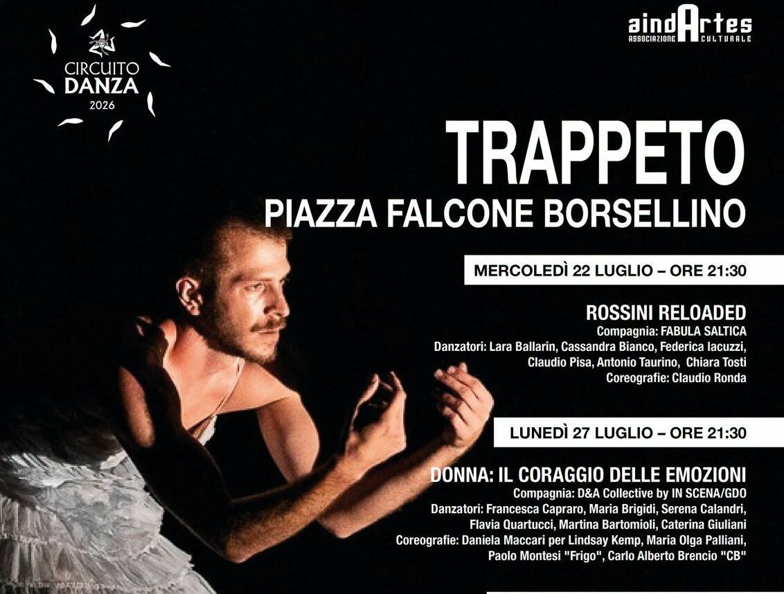 Estate Trappetese 2026, tre spettacoli di danza&hellip;