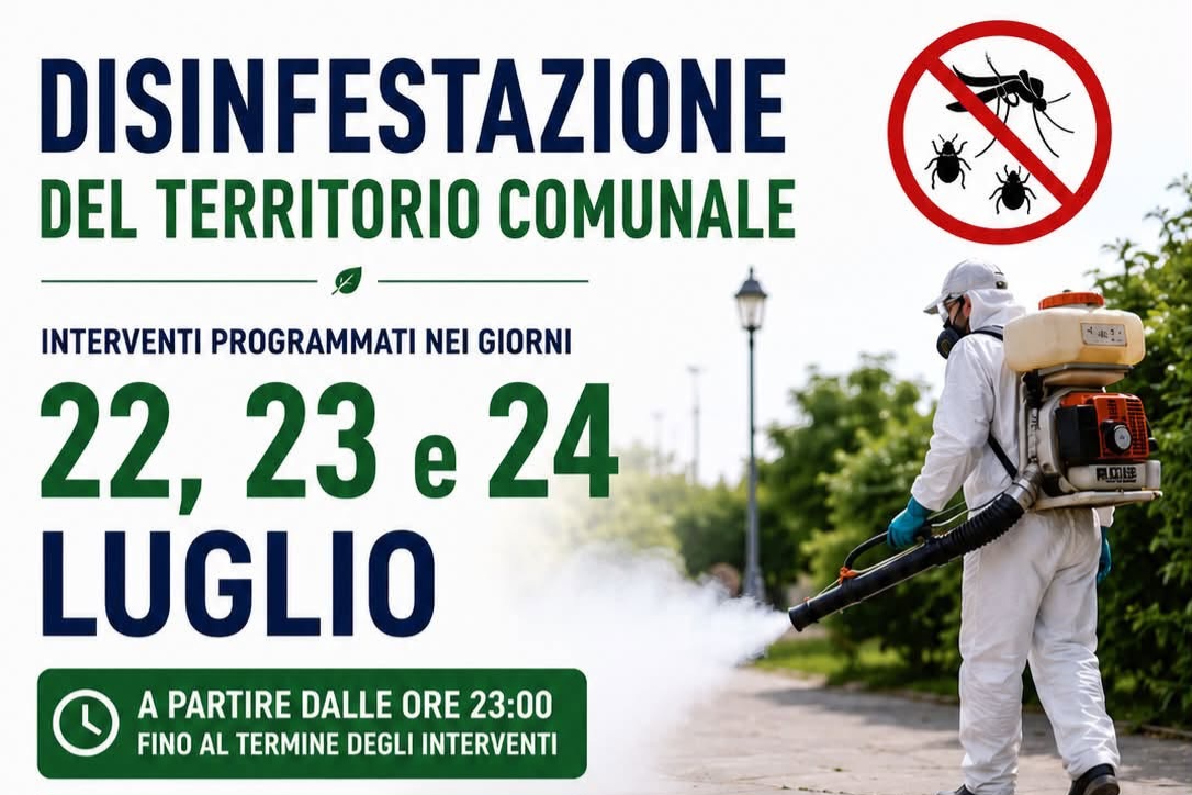 Partinico, scatta il piano di disinfestazione comunale:&hellip;