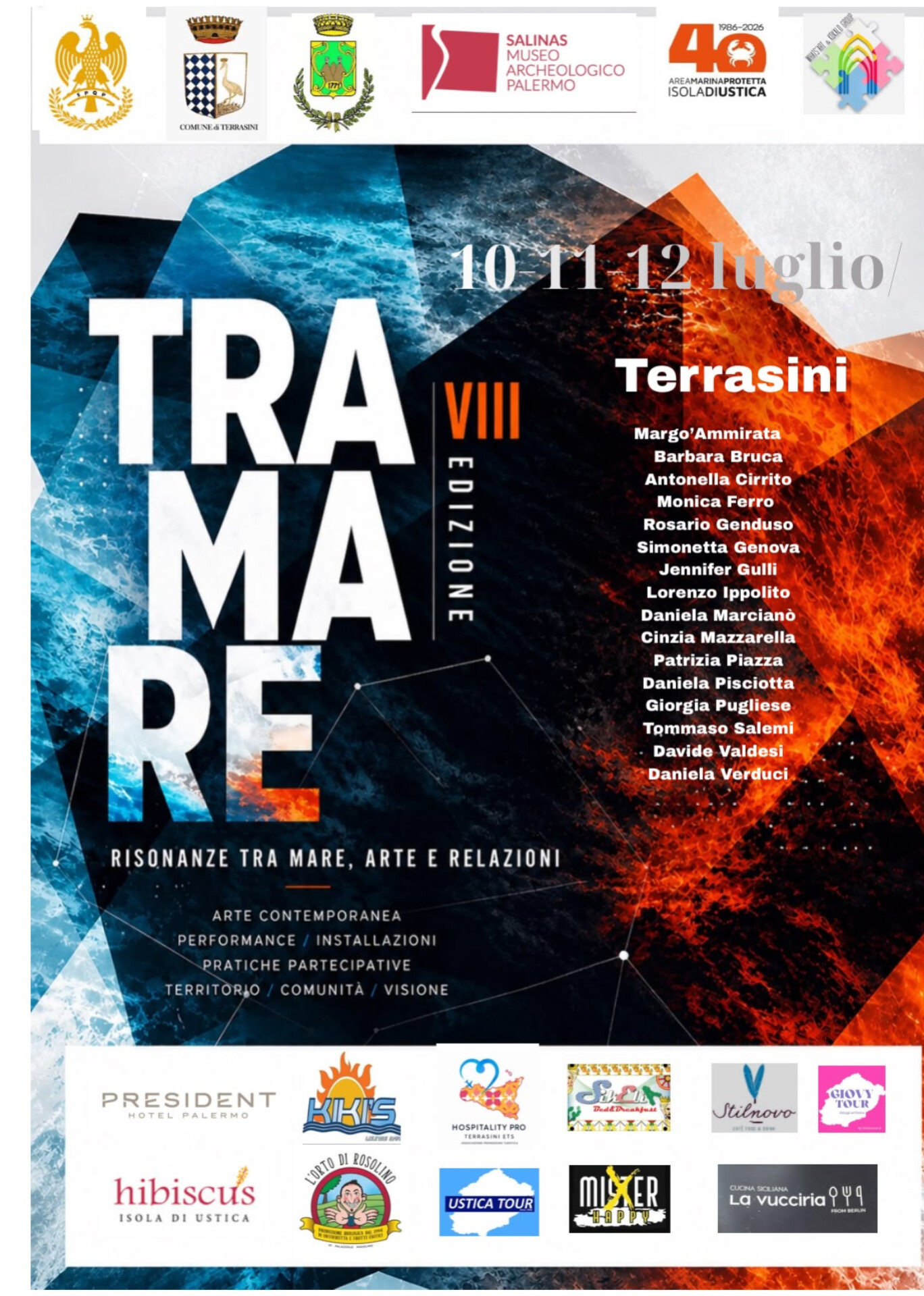 L’arte contemporanea unisce Palermo, Ustica e Terrasini:&hellip;