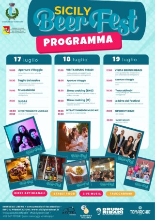 Oltre 20 birre artigianali, street food da sogno e concerti: a Terrasini arriva il Sicily Beer Fest