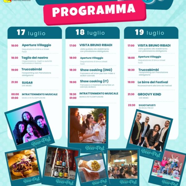 Oltre 20 birre artigianali, street food da&hellip;