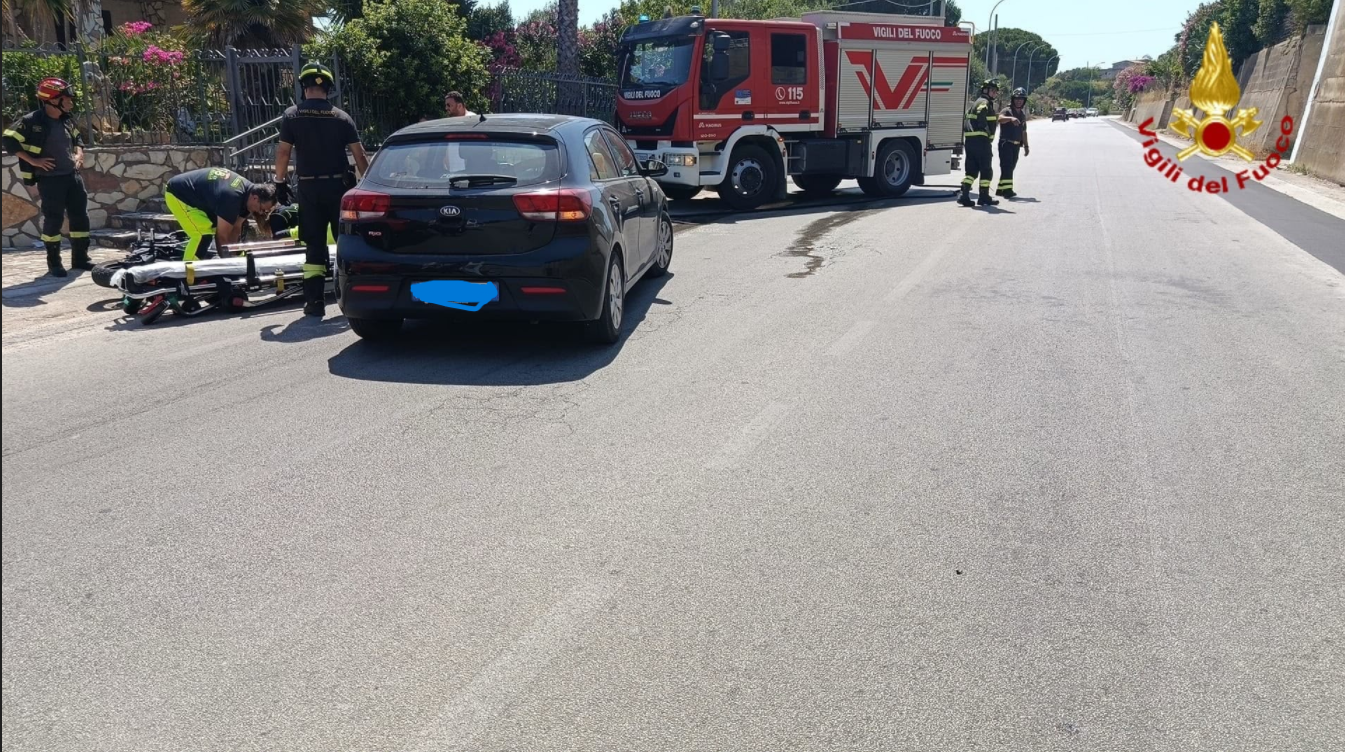 Alcamo, incidente in via Gammara: motociclista ferito&hellip;
