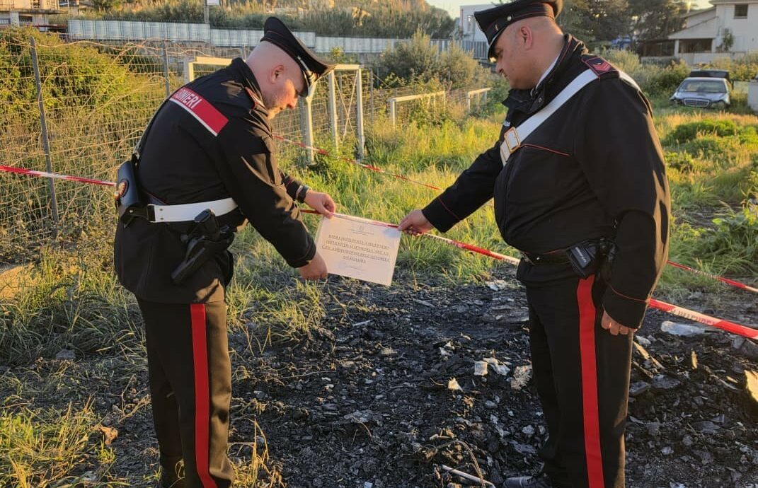Carini, i Carabinieri trovano una discarica abusiva:&hellip;