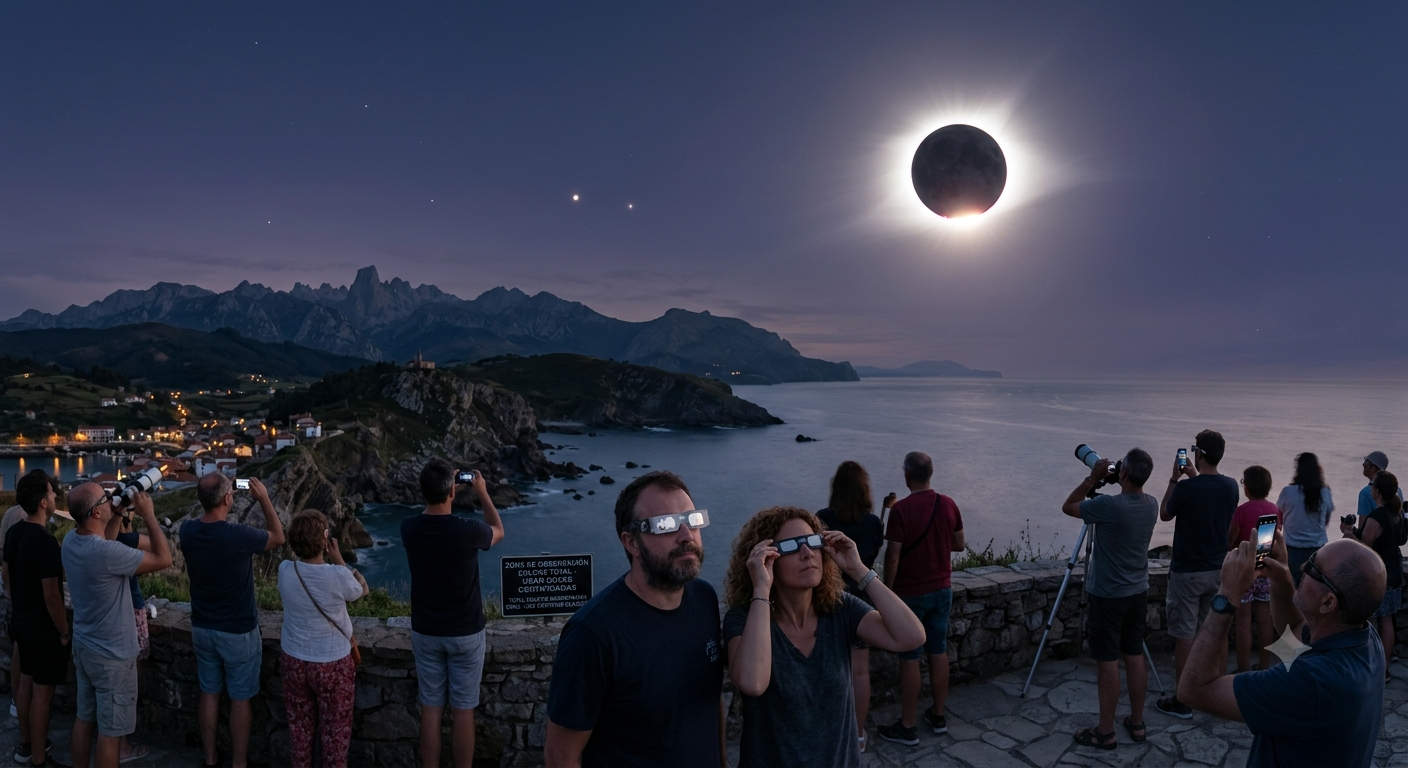 Eclissi solare del 12 agosto: lo spettacolo&hellip;