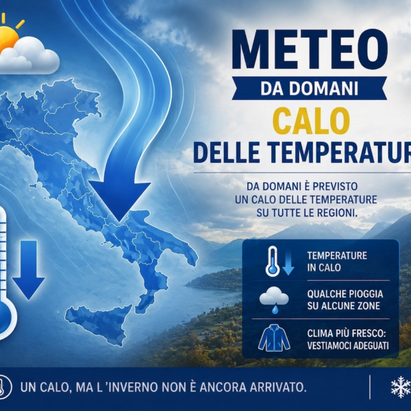 Meteo, addio all’afa: da domani rovesci e&hellip;