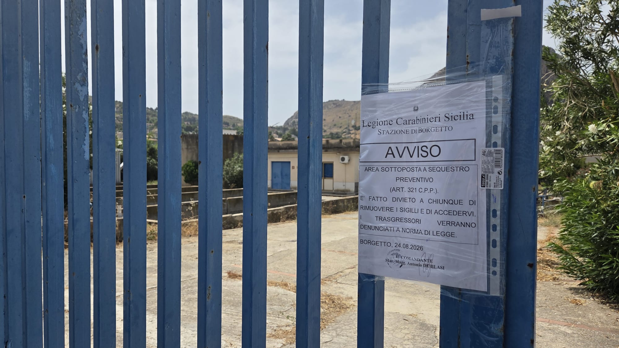 Tutela ambientale: sigilli al depuratore di Borgetto&hellip;