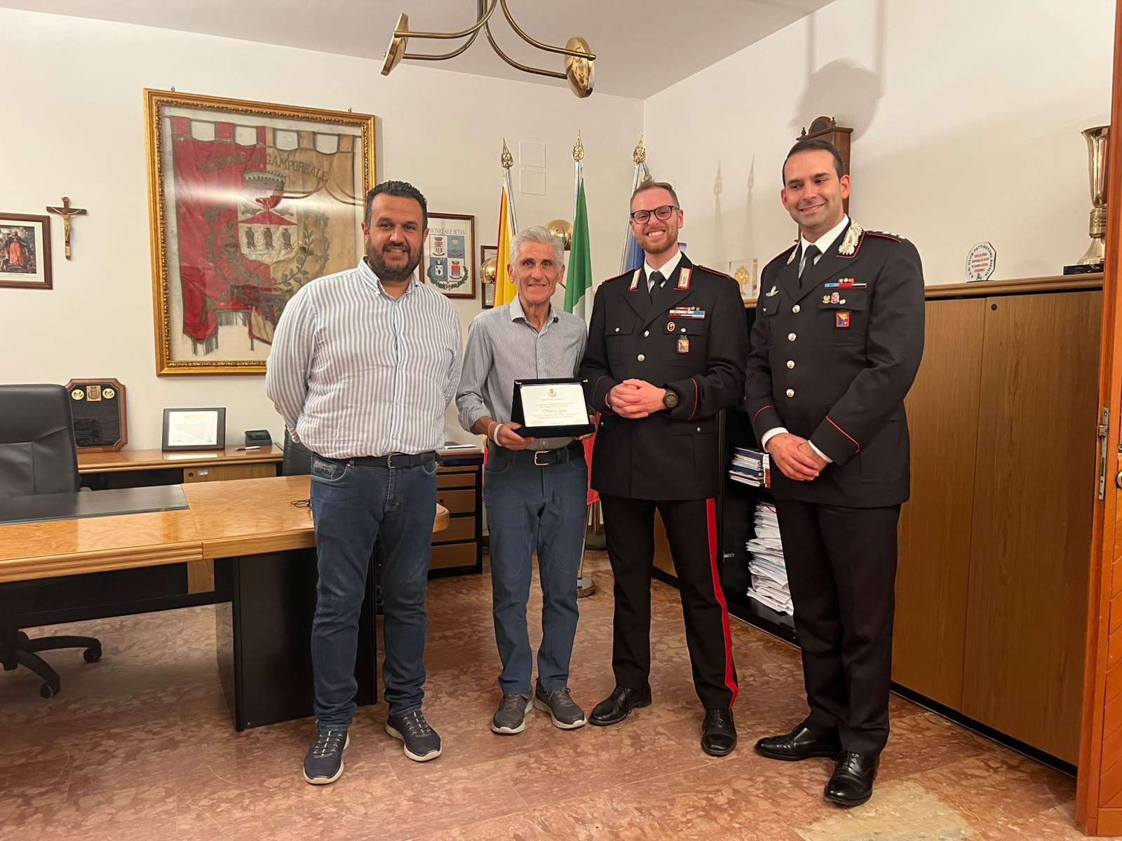 Camporeale, l’Amministrazione ringrazia il comandante Marco Leone:&hellip;