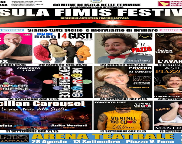 Isola delle Femmine, torna l’Insula Fimis Festival:&hellip;