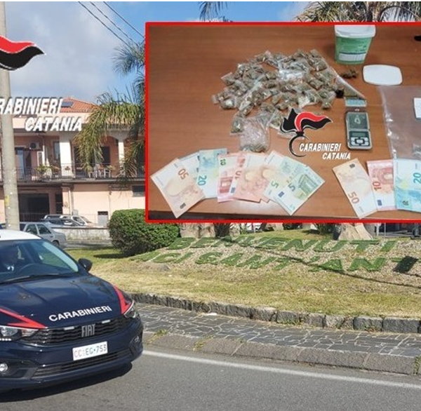 Aci Sant’Antonio, spacciava in casa: arrestato 19enne