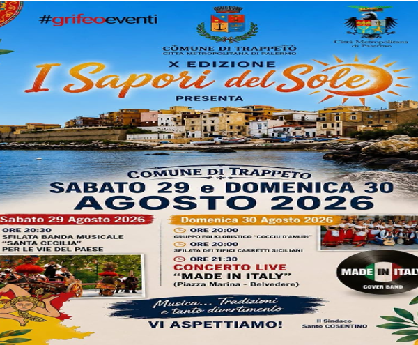 Trappeto celebra la X Edizione di “I&hellip;