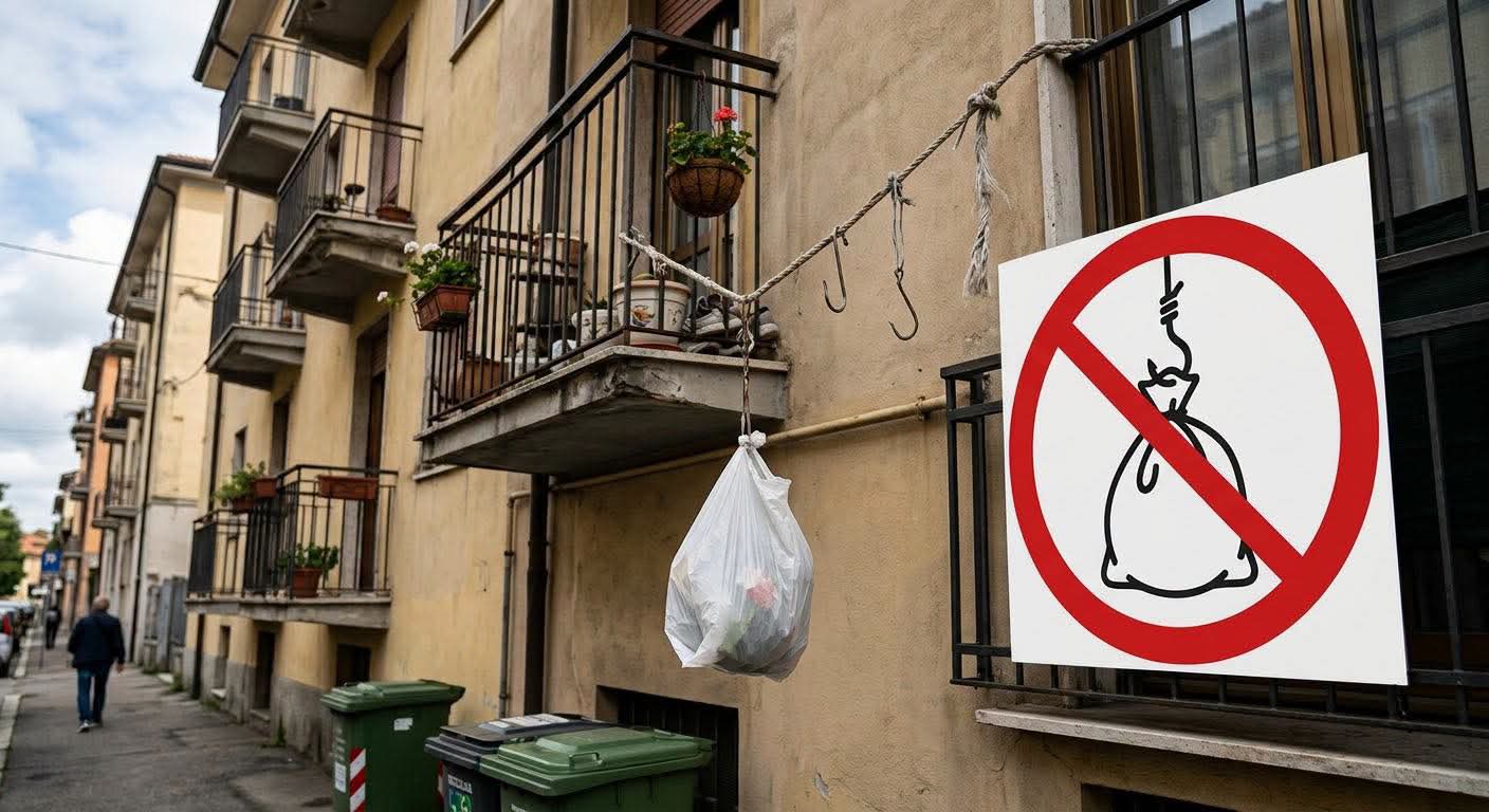 Balestrate – Rifiuti pendenti dai balconi: scattano&hellip;