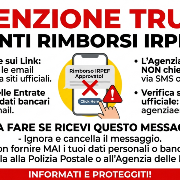 ⚠️ Attenzione alla falsa comunicazione: il “rimborso&hellip;