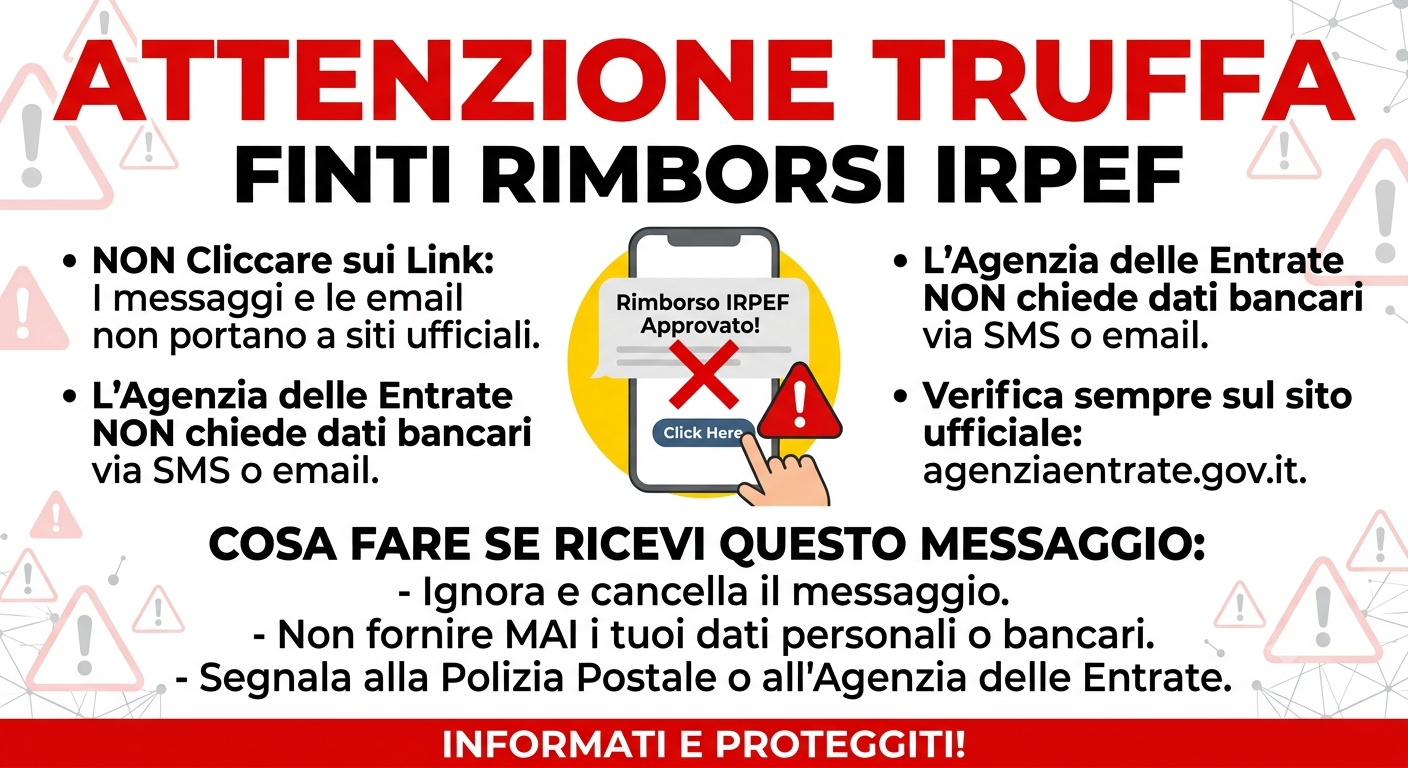 ⚠️ Attenzione alla falsa comunicazione: il “rimborso&hellip;