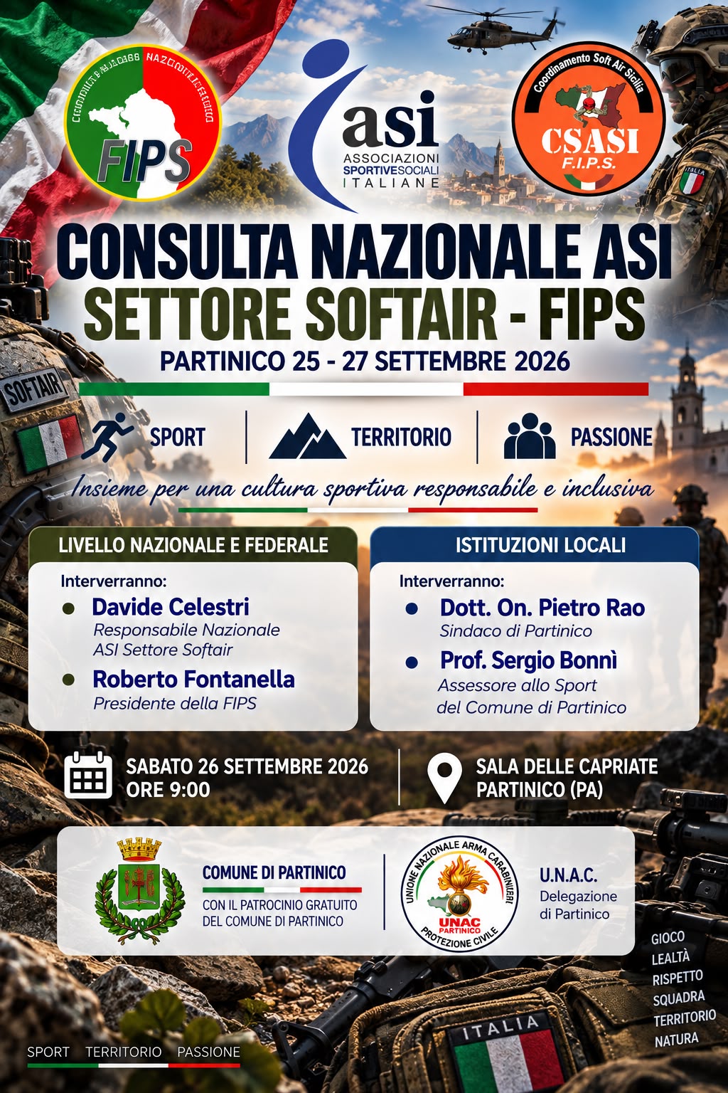 Partinico al centro dello sport nazionale: dal&hellip;
