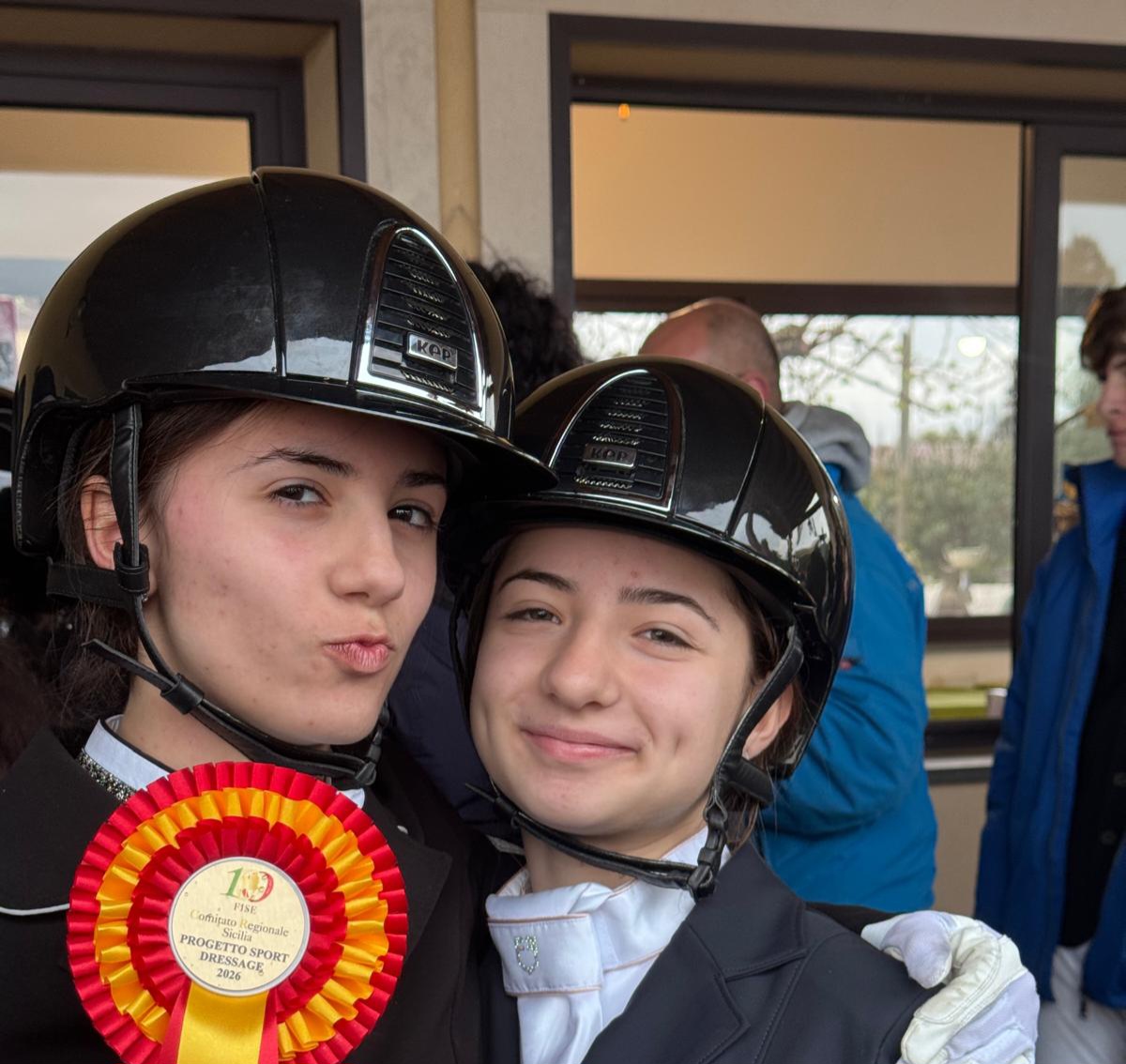 Coppa delle Regioni di Dressage: due giovanissime&hellip;