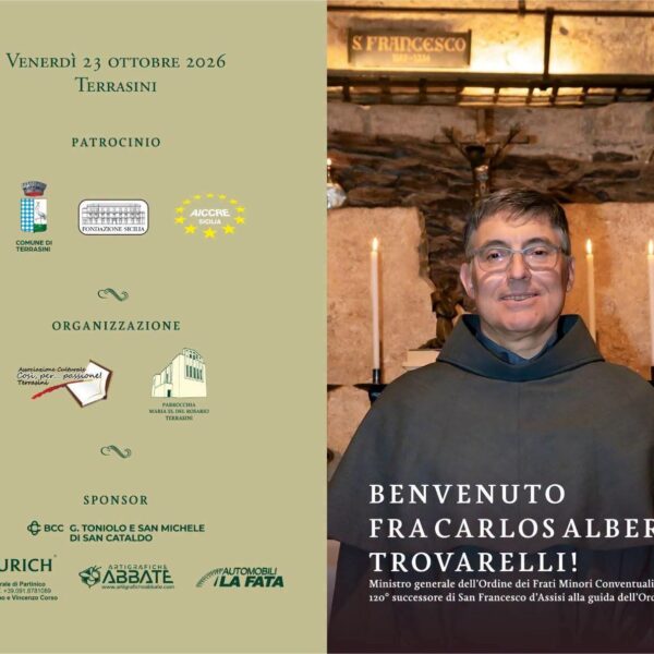 🙏 Terrasini accoglie Fra Carlos Alberto Trovarelli