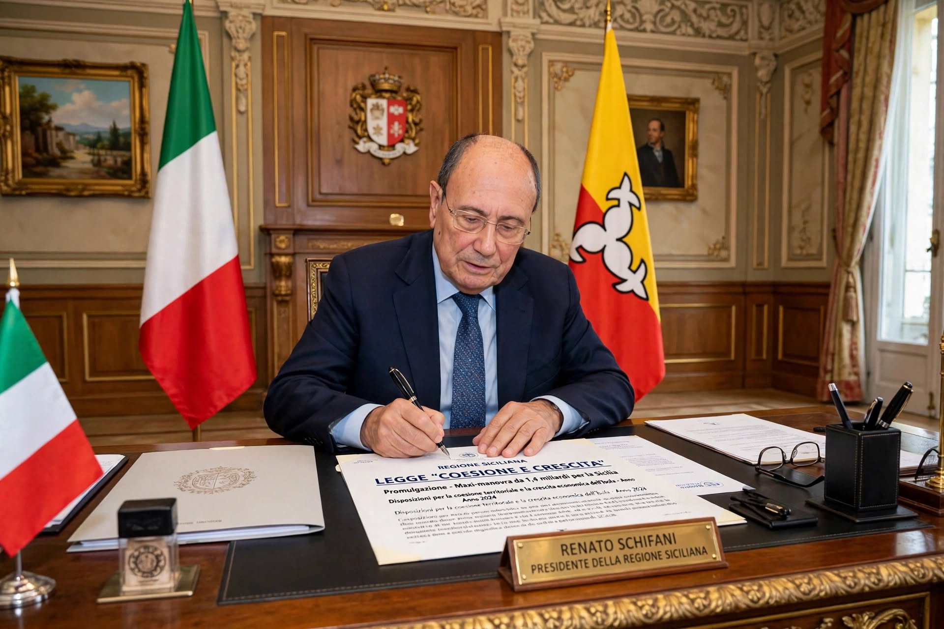 Schifani promulga la legge “Coesione e crescita”:&hellip;