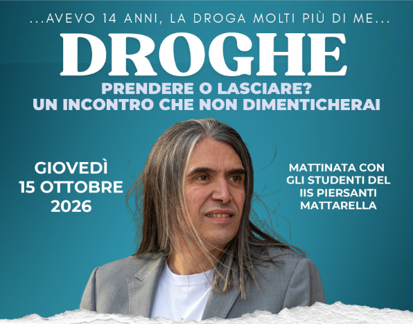 «Avevo 14 anni, la droga molti più&hellip;